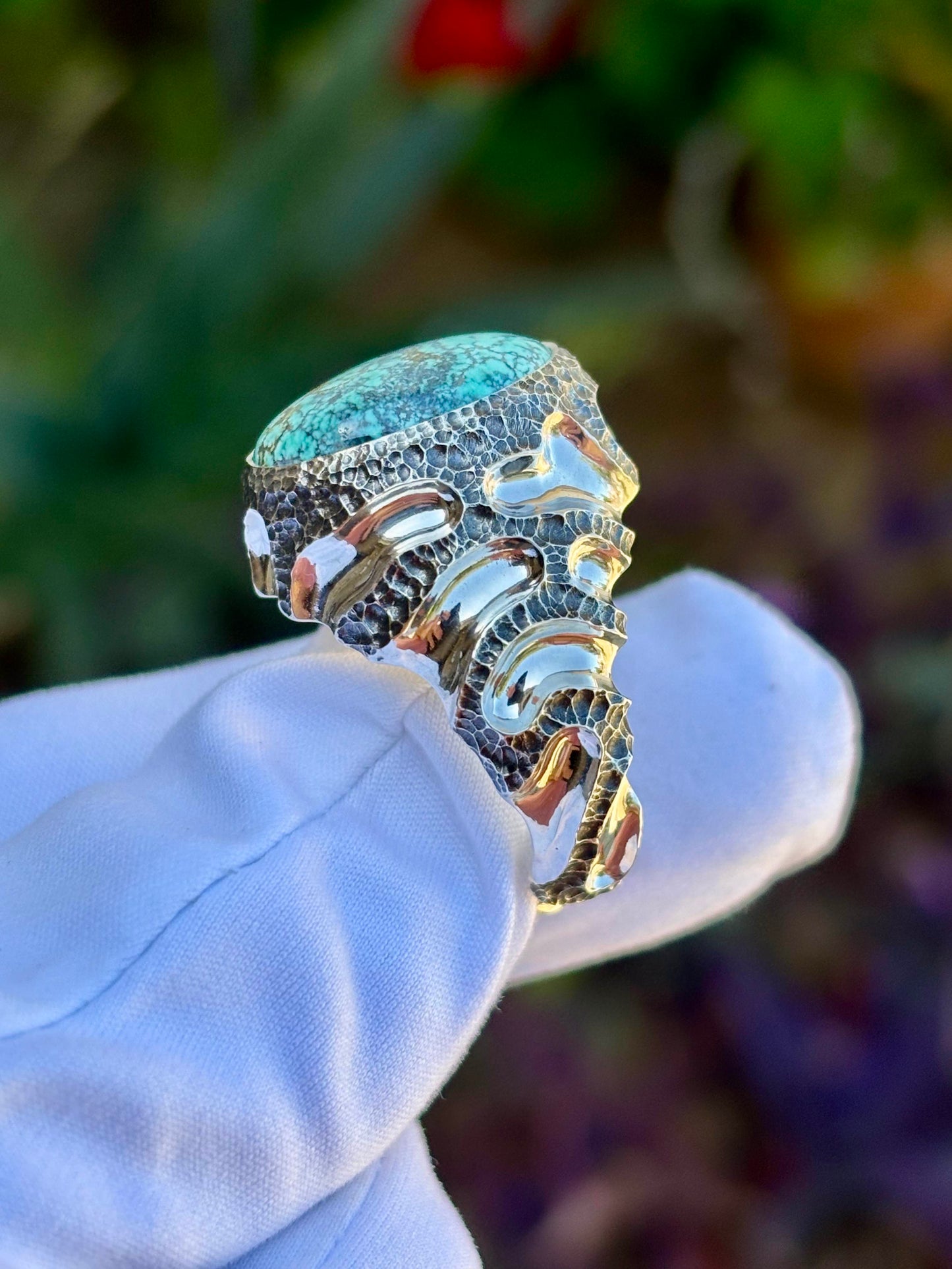 Turquoise Nugget Ring
