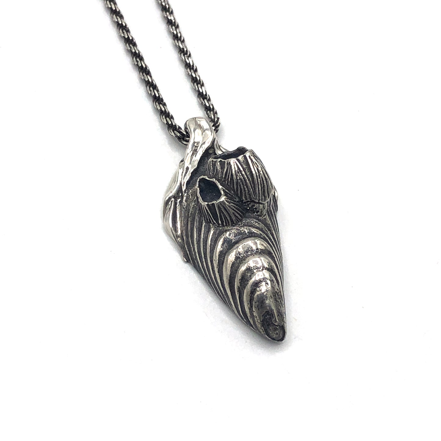 Mussel & Barnacles Sterling Silver Necklace 2025