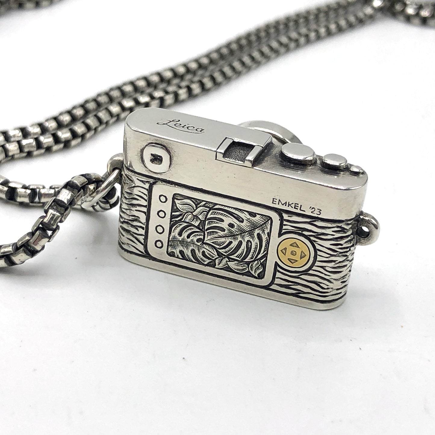 Leica M Series Camera Necklace with Amethyst