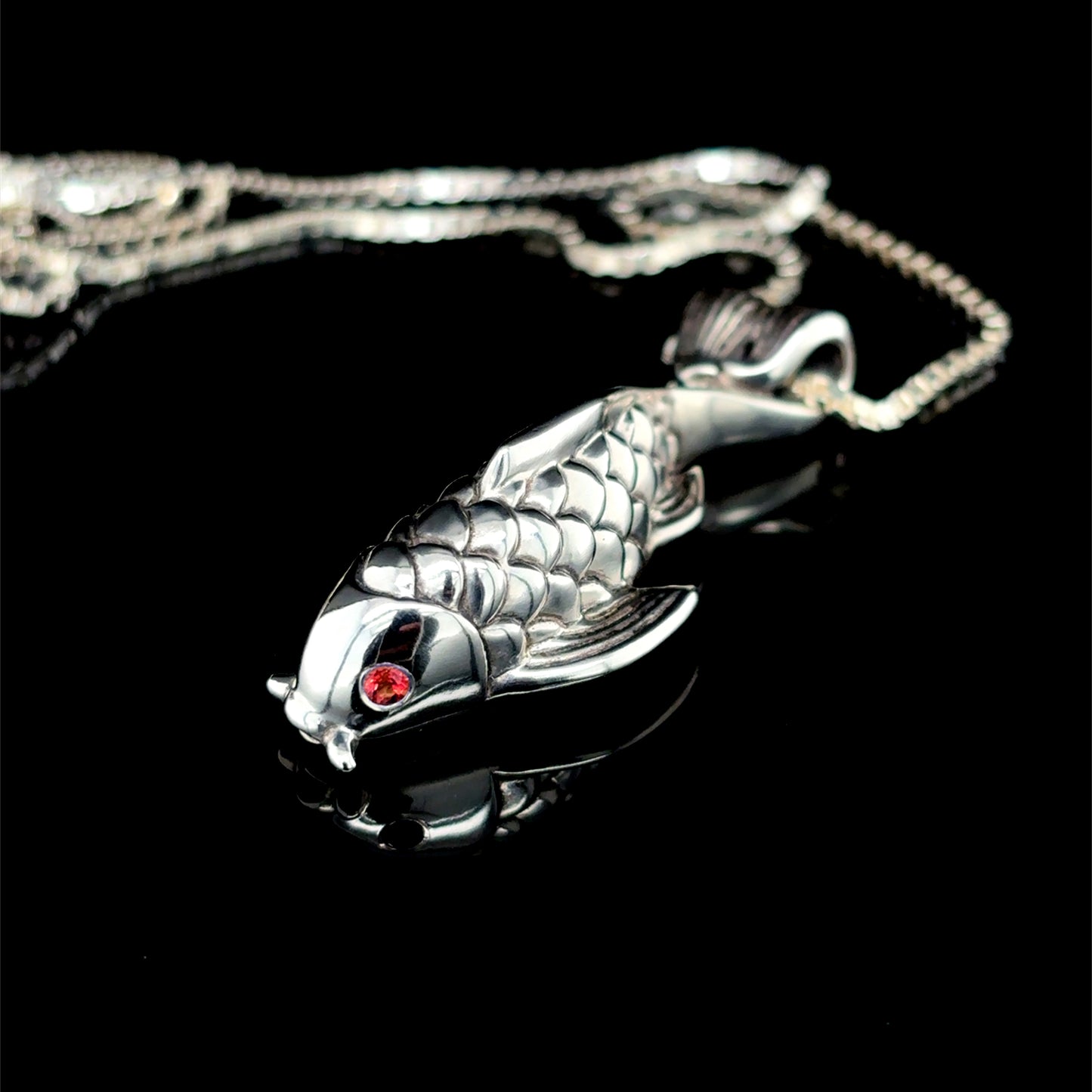 artisan fish necklace