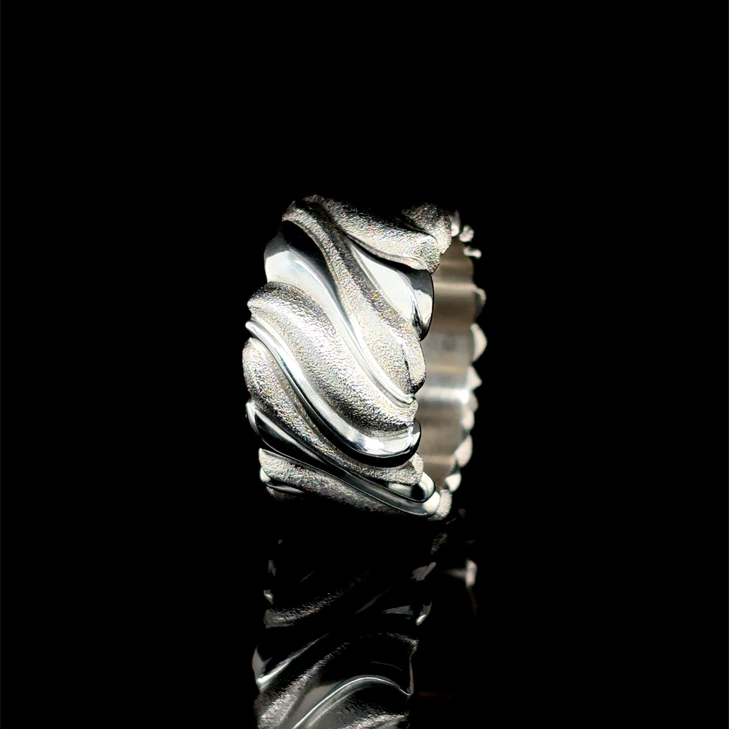 Flow Band with Partial Texture - Size 9.5