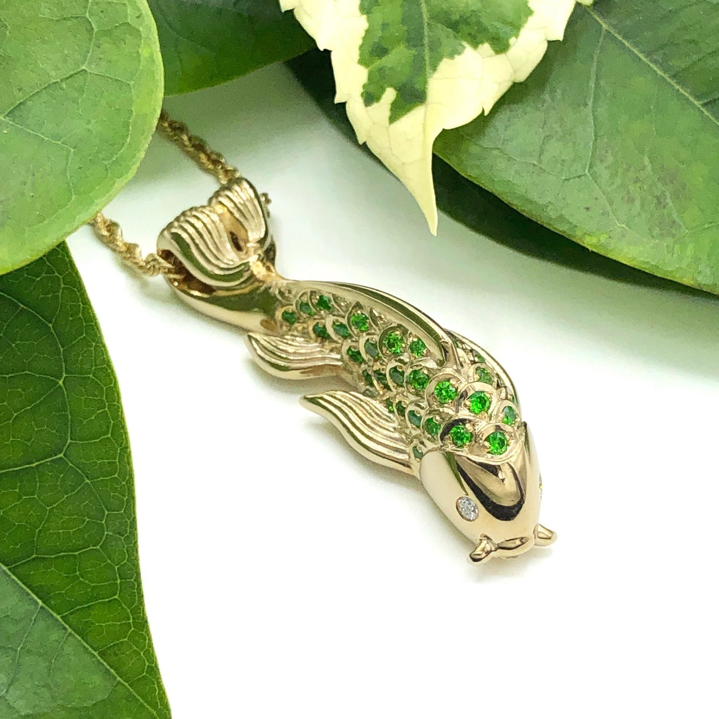 handmade Koi fish necklace 2025