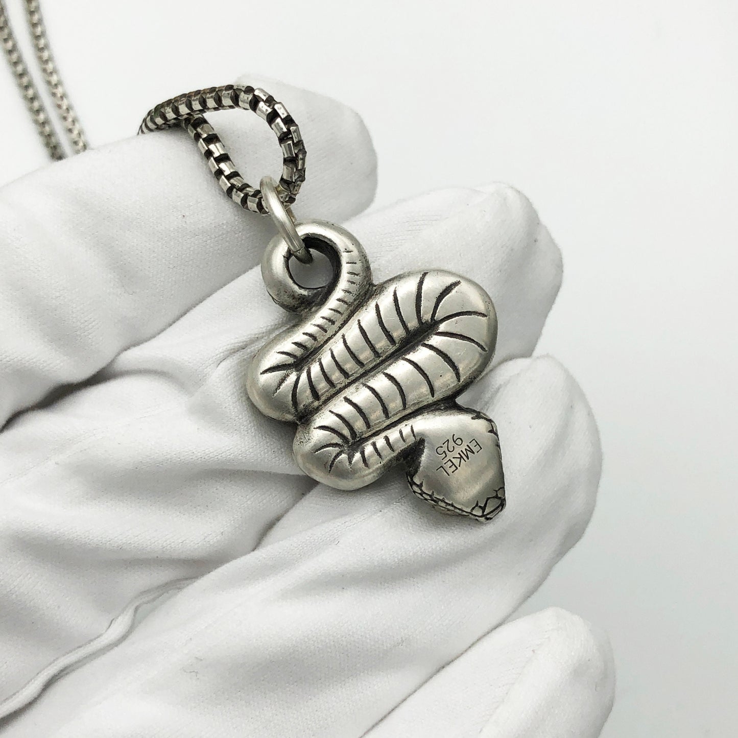 Viper Sterling Silver Necklace