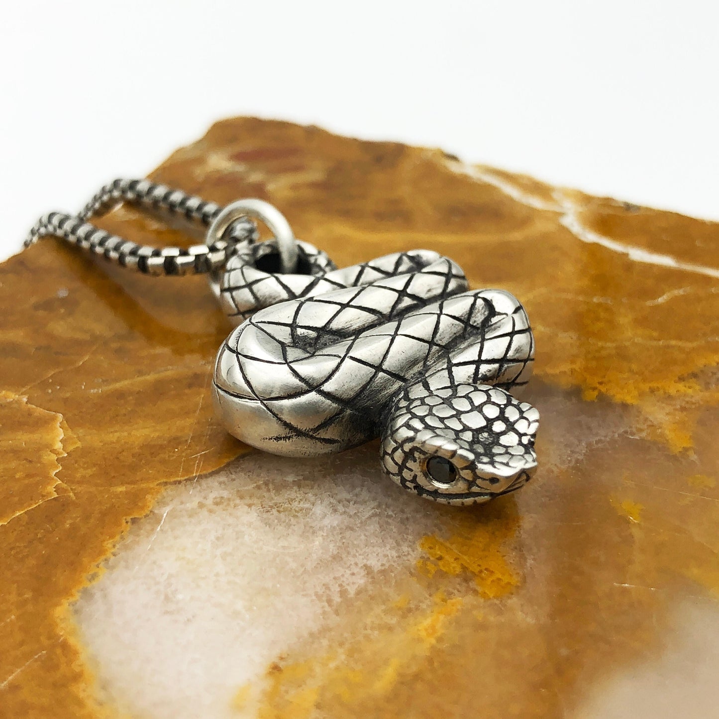 Black Diamond Viper Necklace