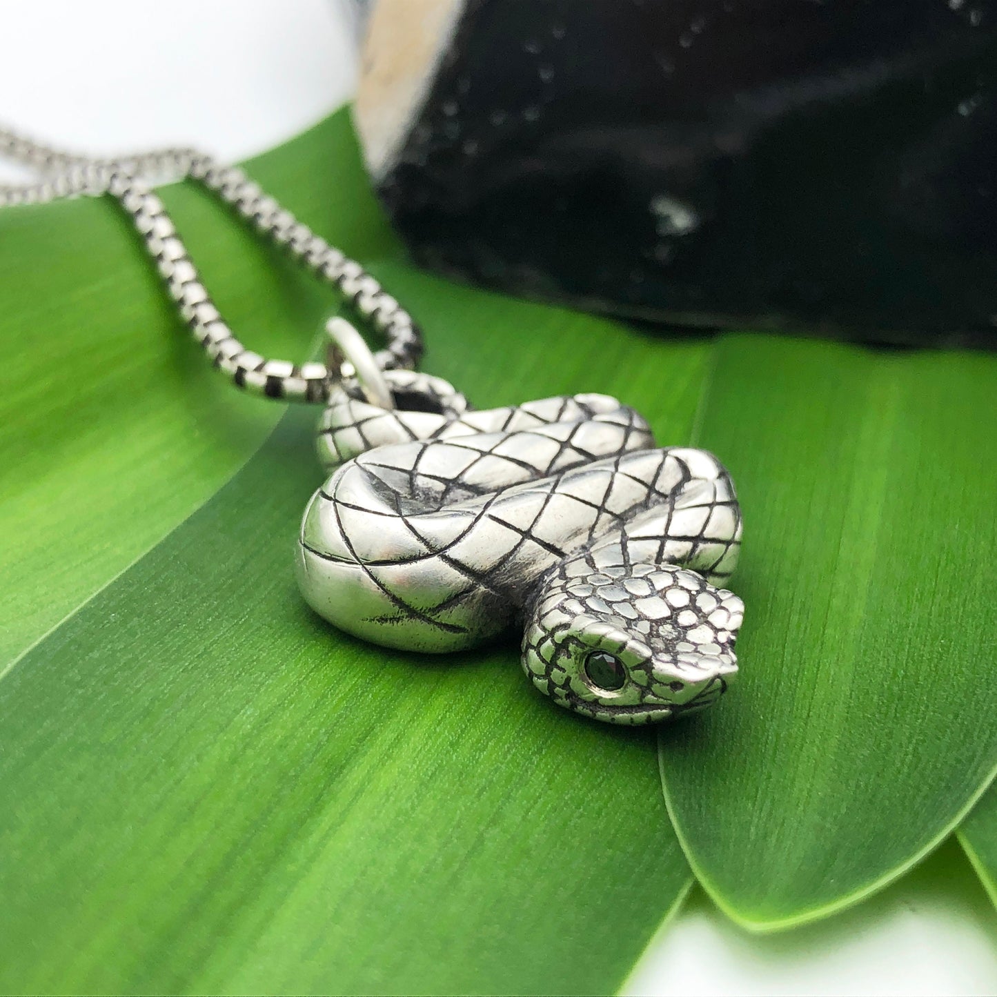 Black Diamond Viper Necklace