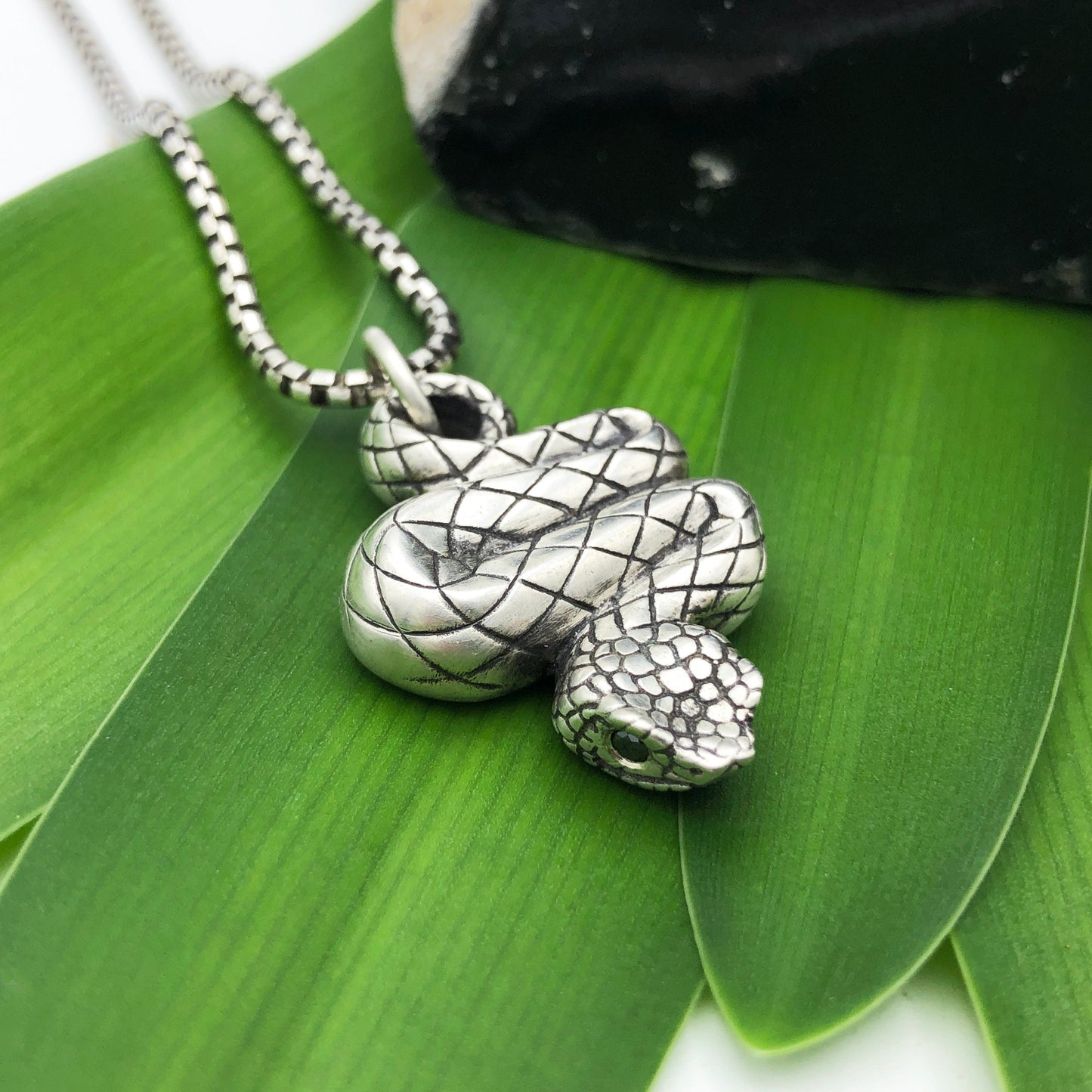 Black Diamond Viper Necklace