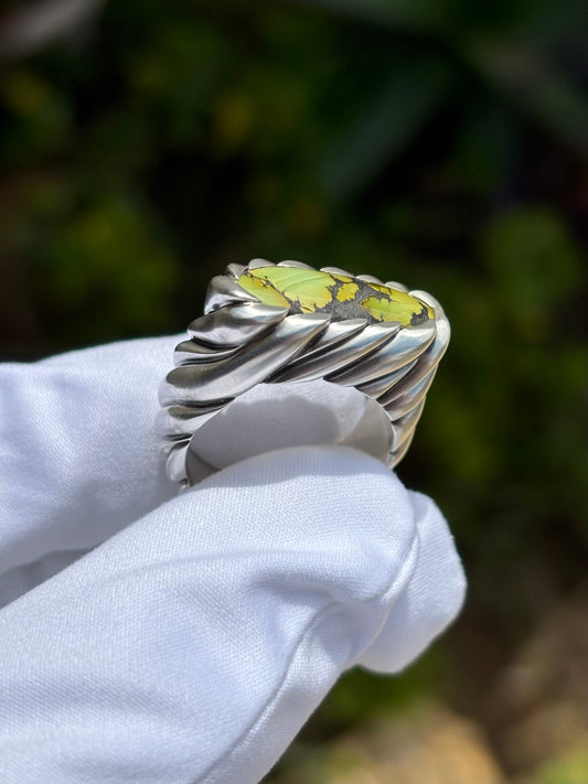Hubei Turquoise Bar Ring