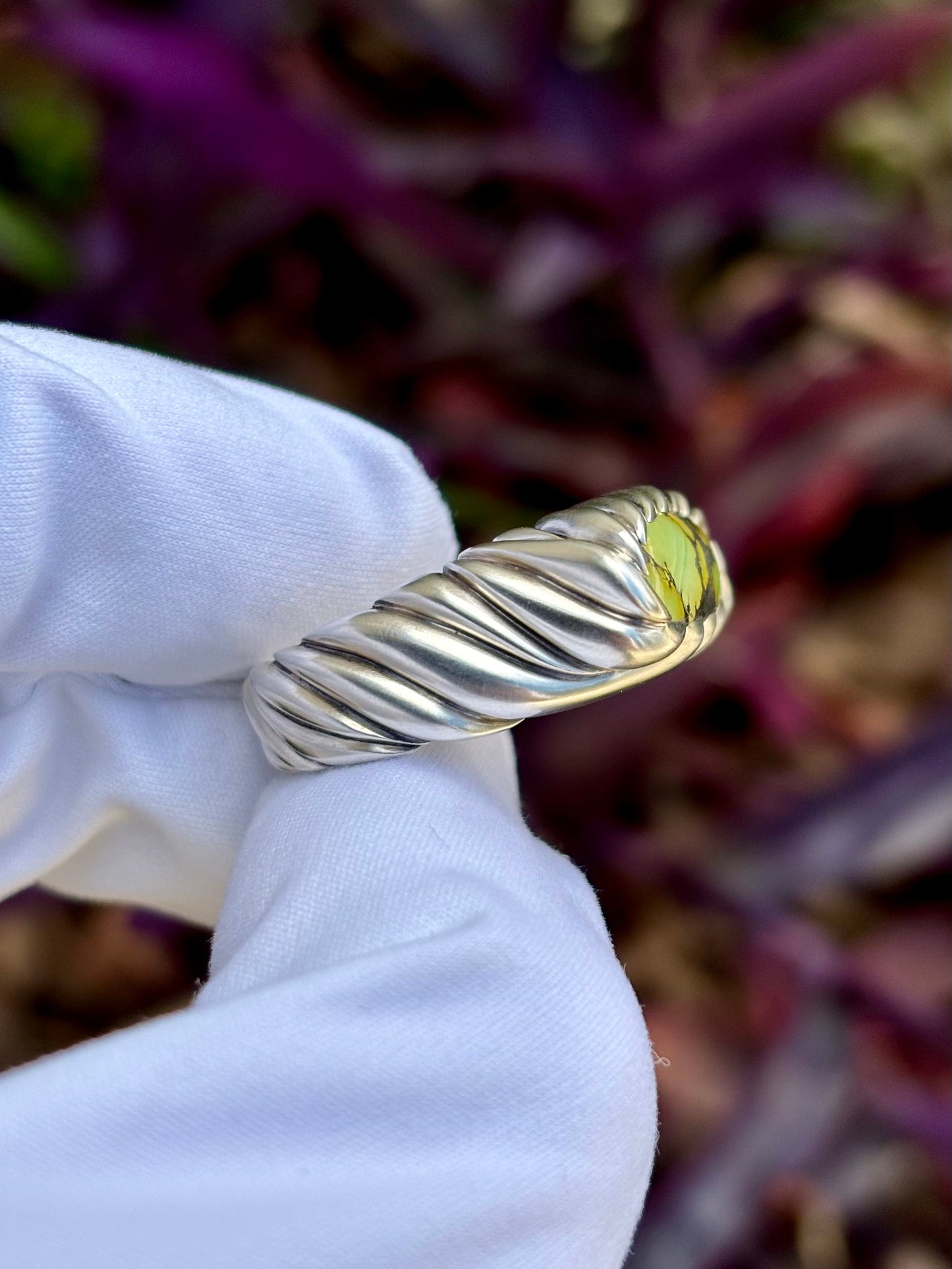 Hubei Turquoise Bar Ring