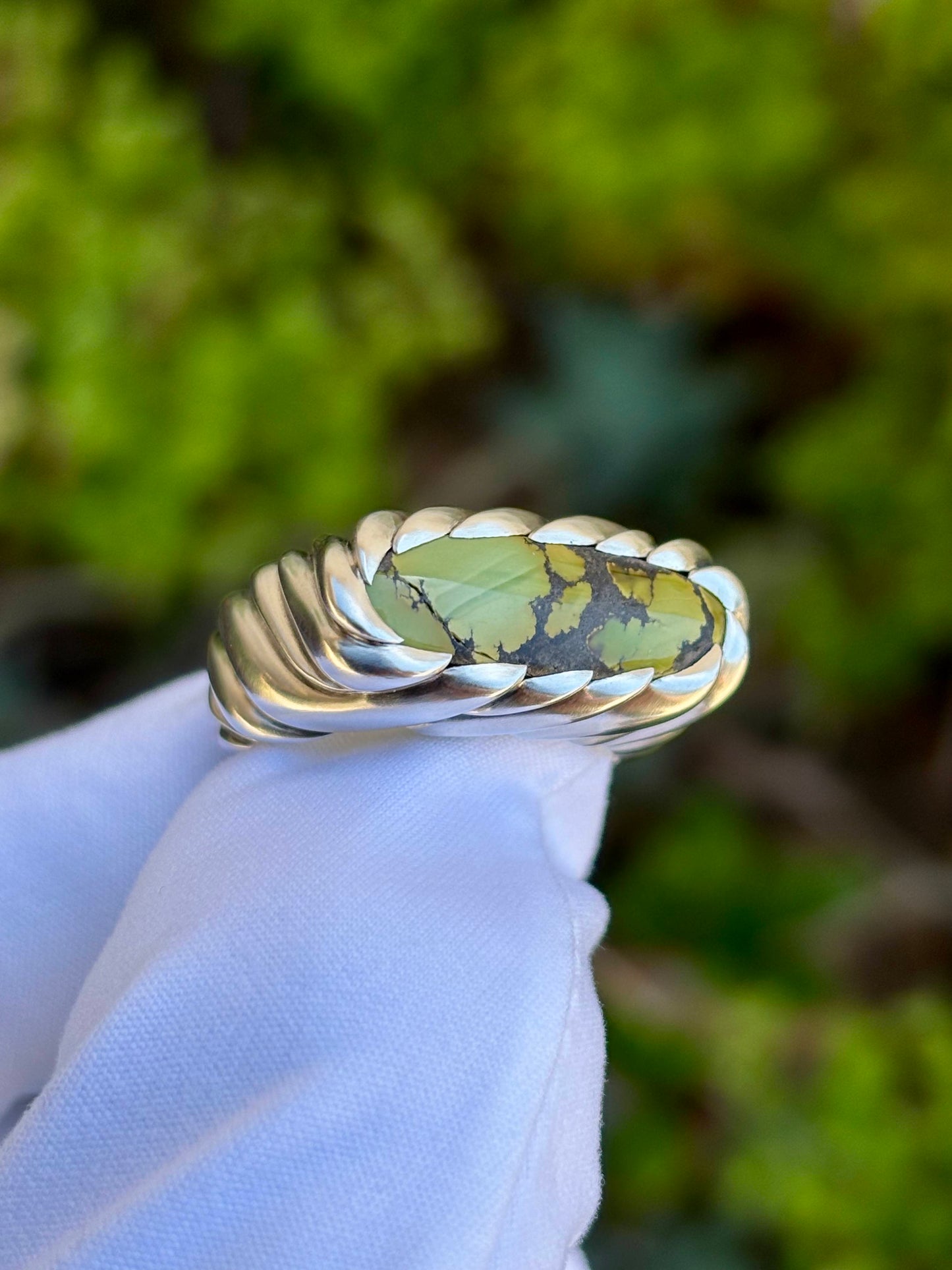 Hubei Turquoise Bar Ring