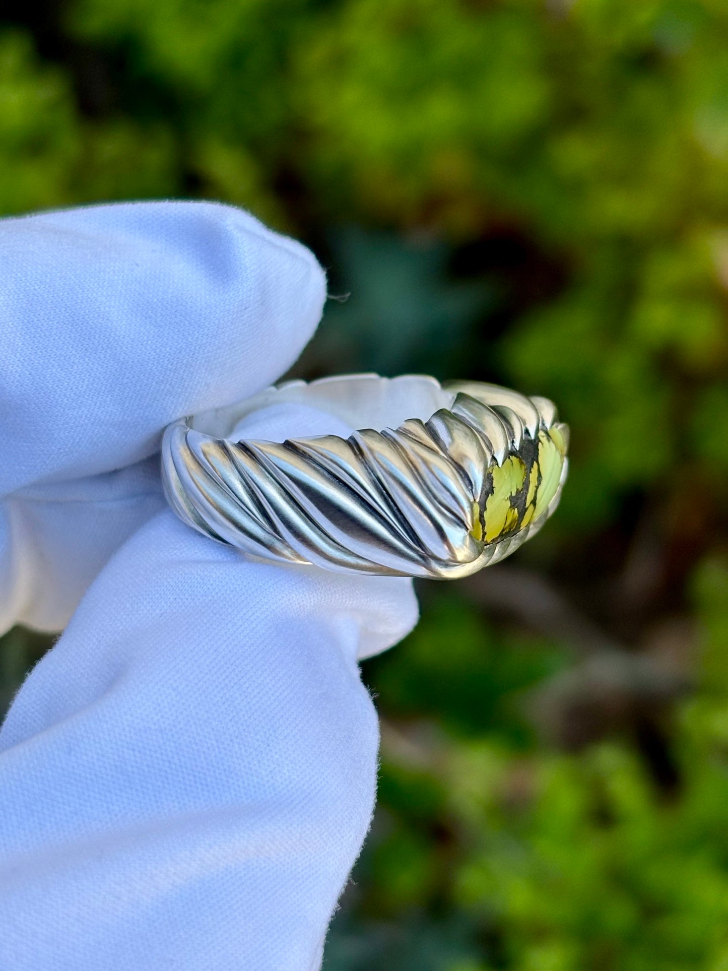 Hubei Turquoise Bar Ring