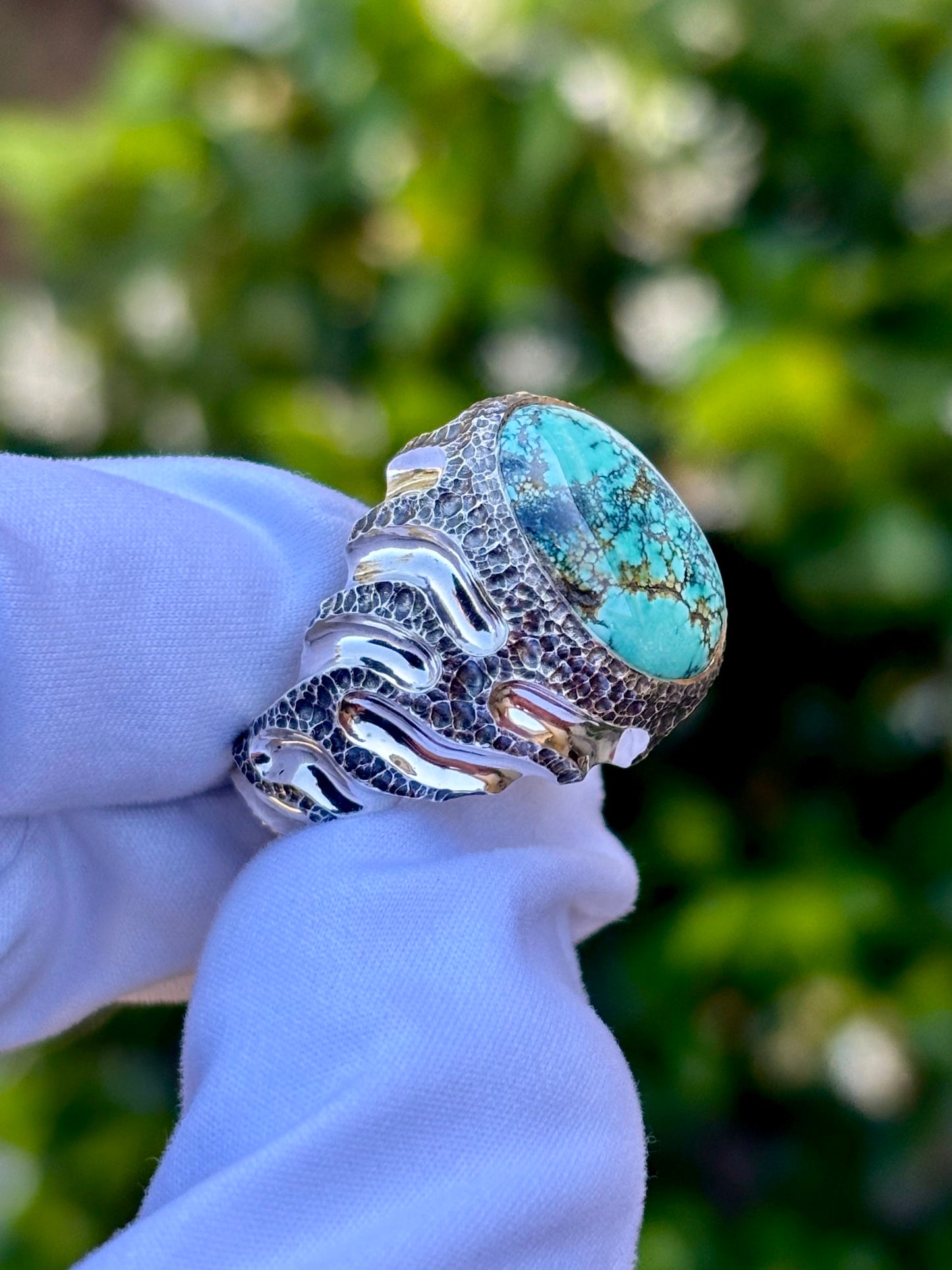 Turquoise Nugget Ring