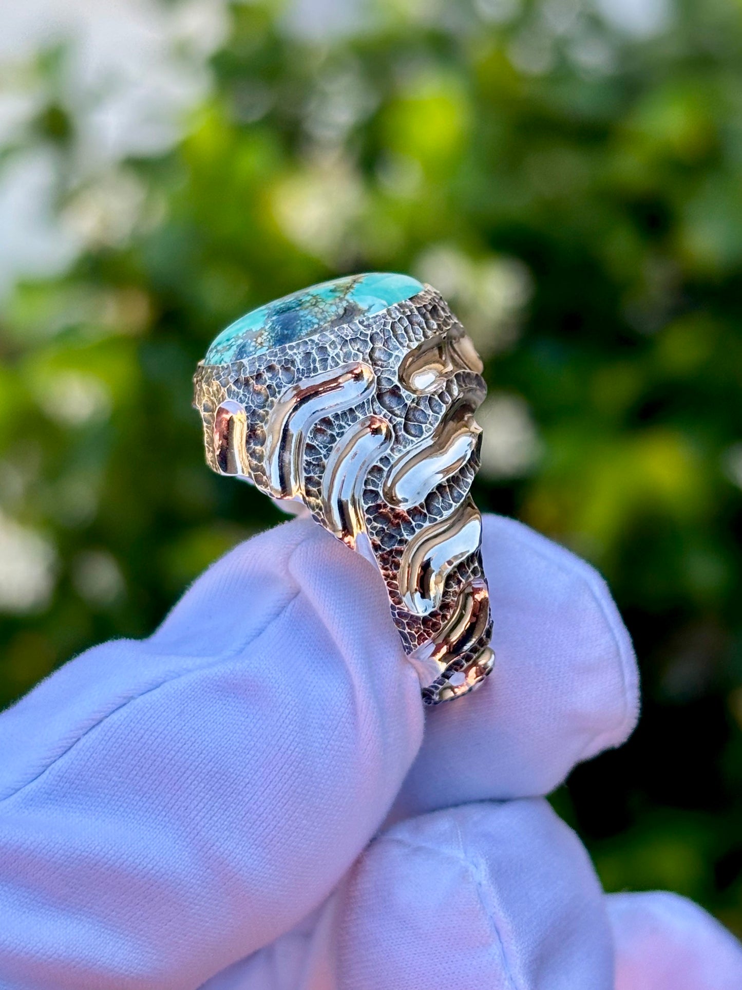 Turquoise Nugget Ring