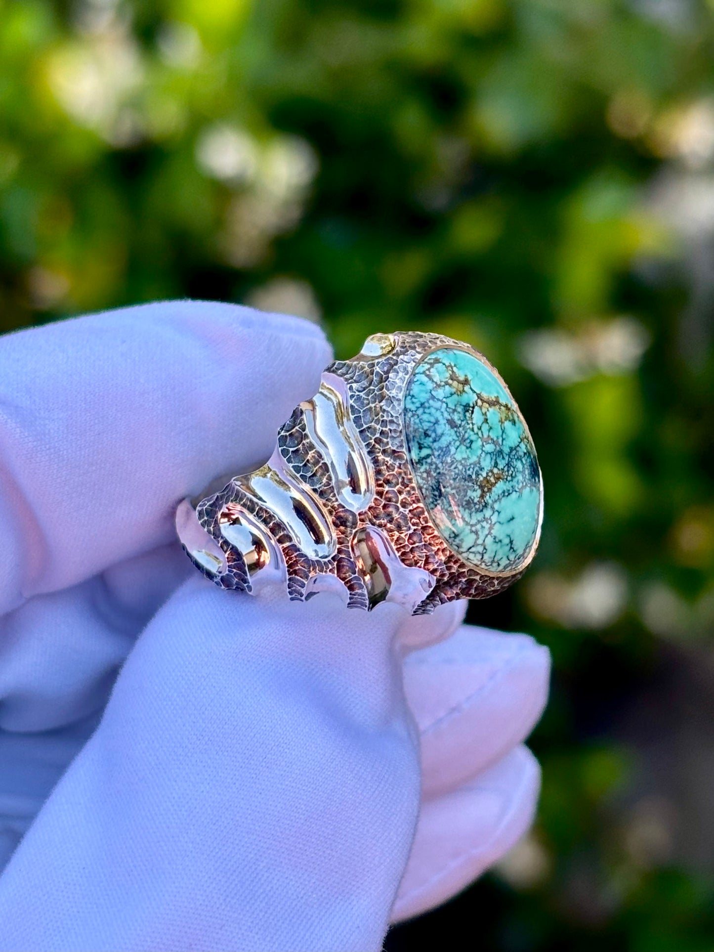 Turquoise Nugget Ring