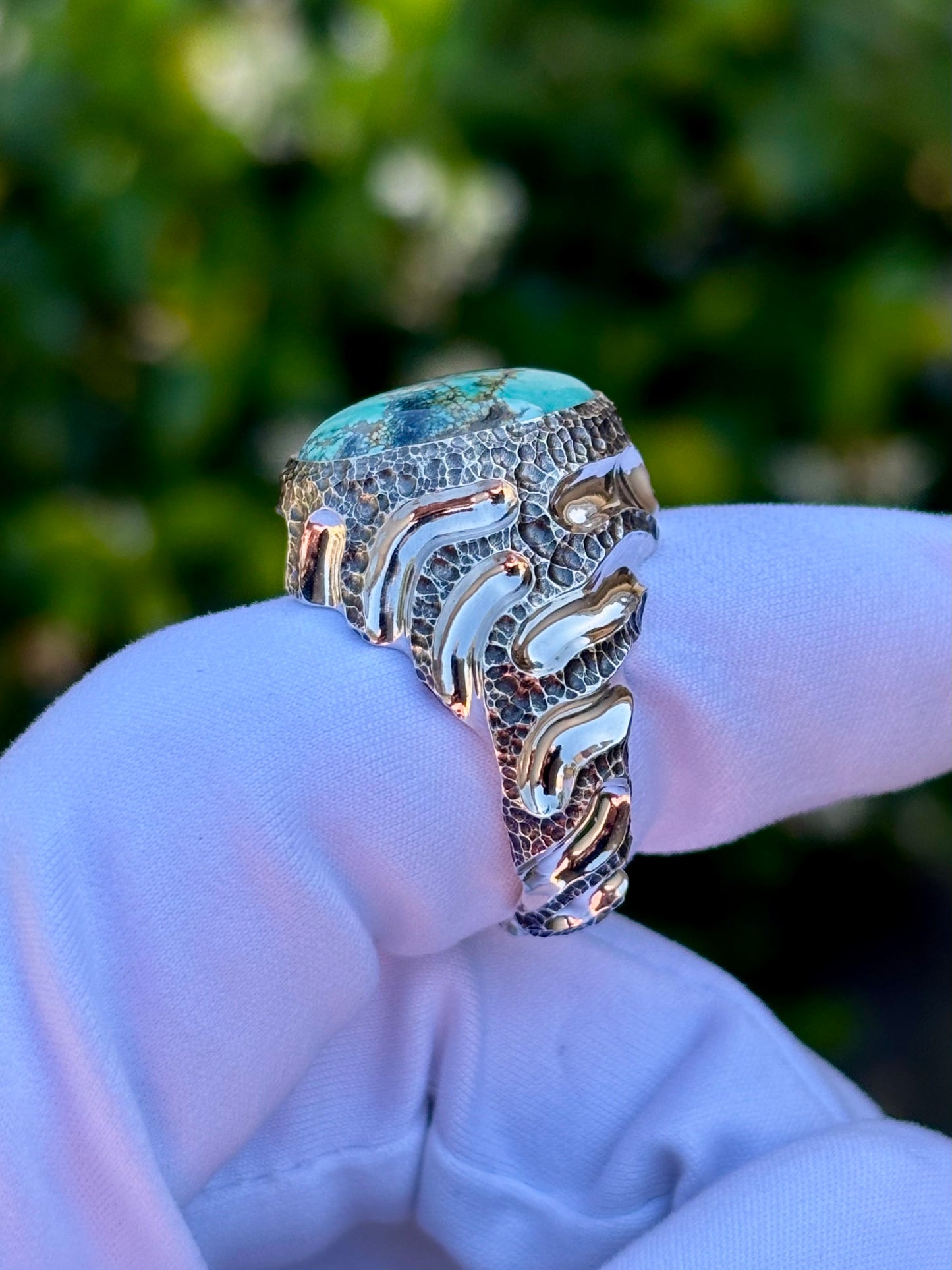 Turquoise Nugget Ring