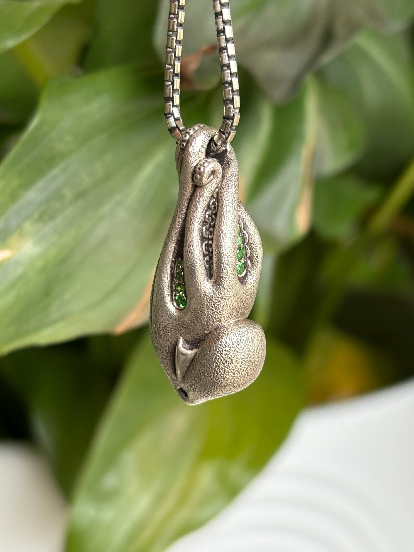 Tsavorite Octopus Necklace