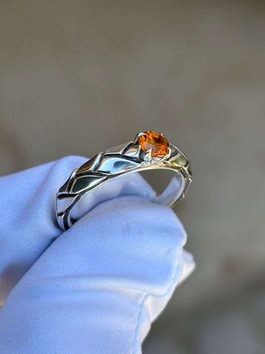 Citrine Laurel Ring