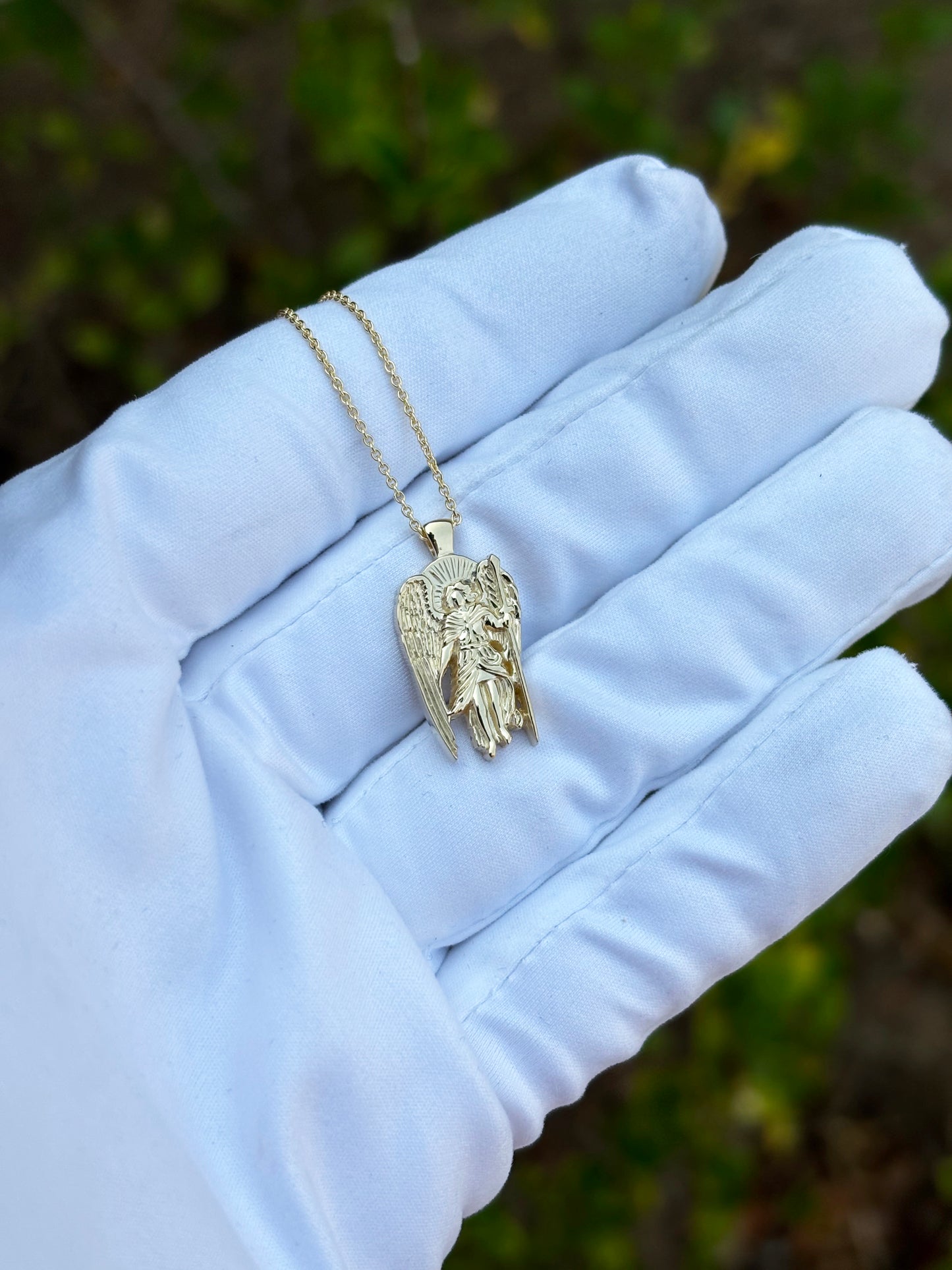Saint Michael Gold Necklace