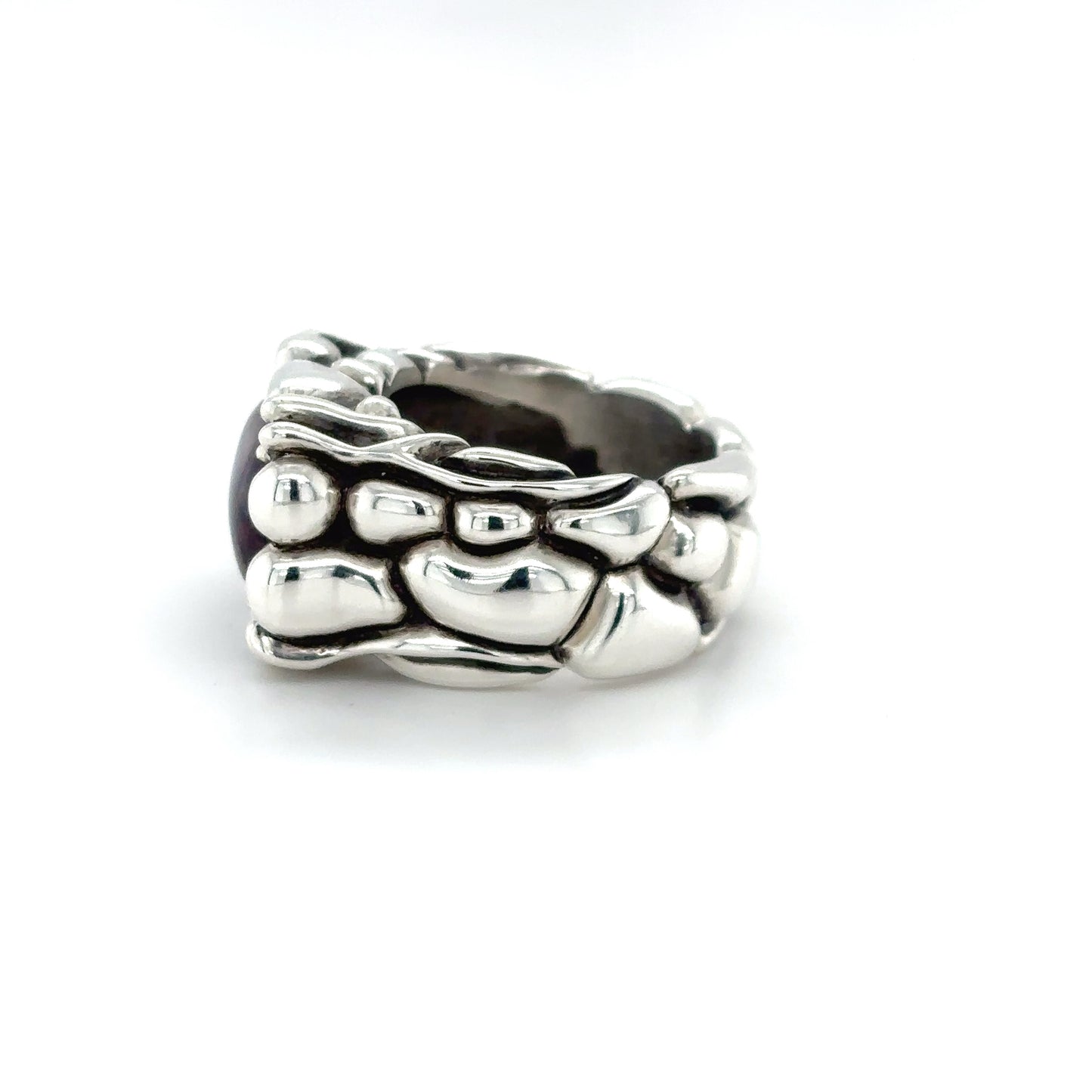 Sugilite Hand Carved Ring - Size 7.5