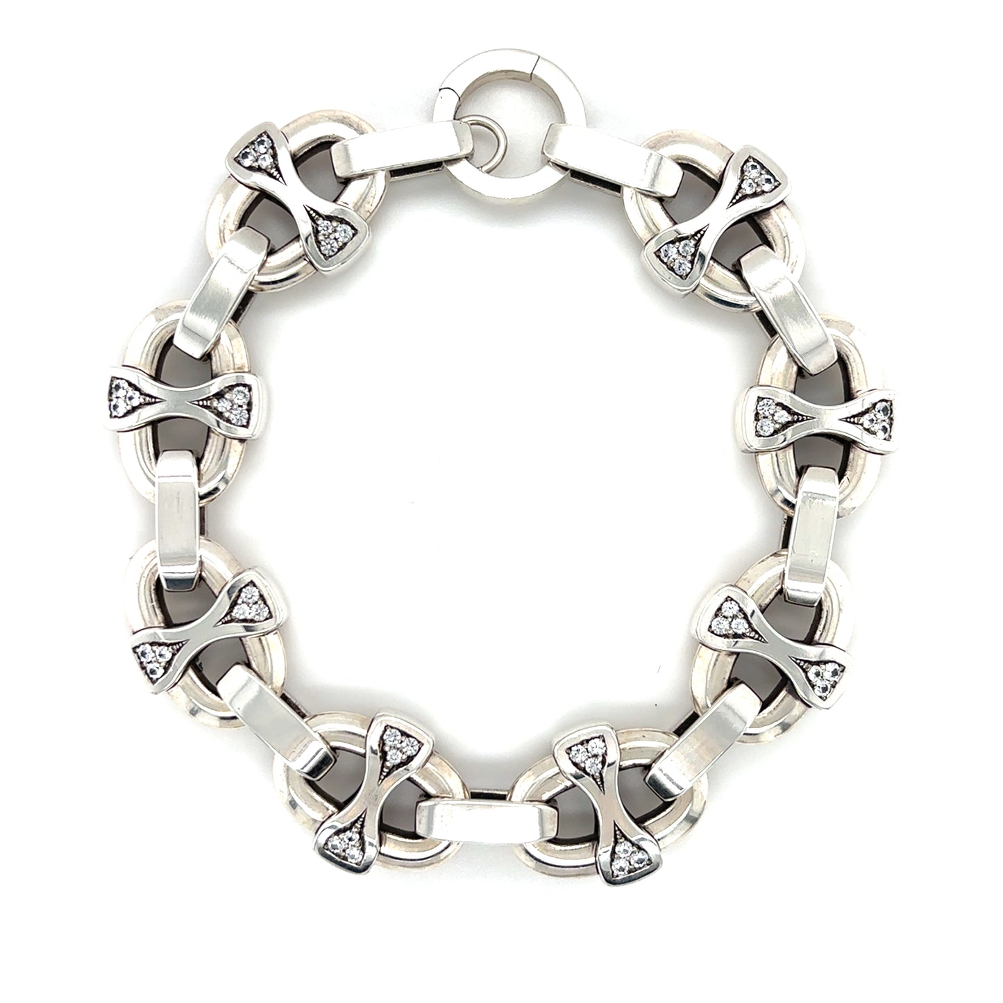 emKel Link Sapphire Bracelet