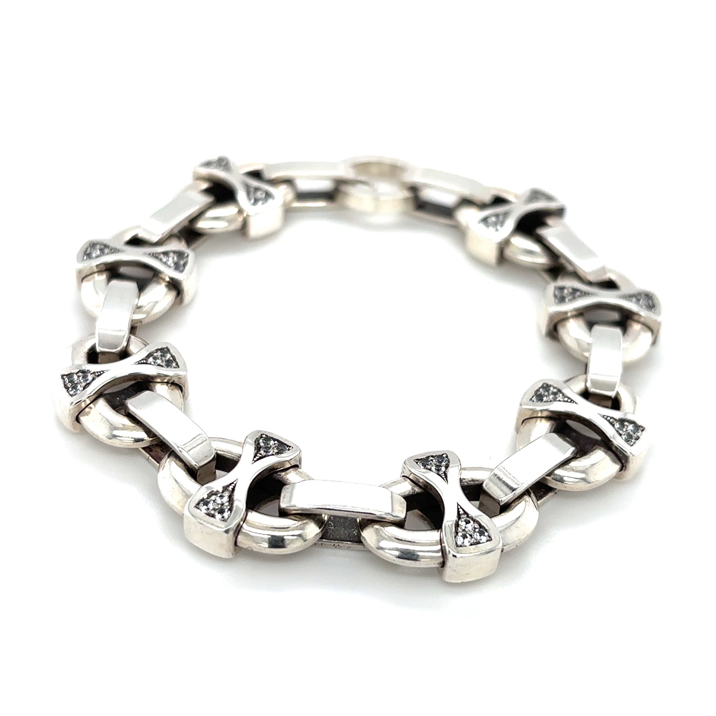 emKel Link Sapphire Bracelet