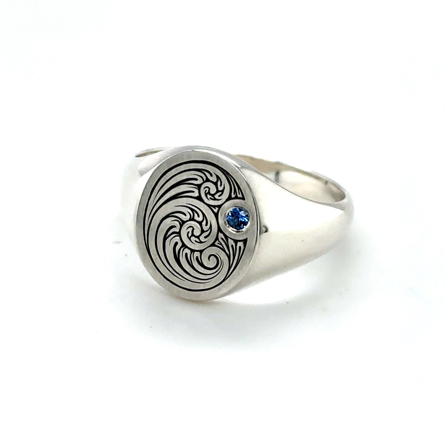 Scroll Signet Ring