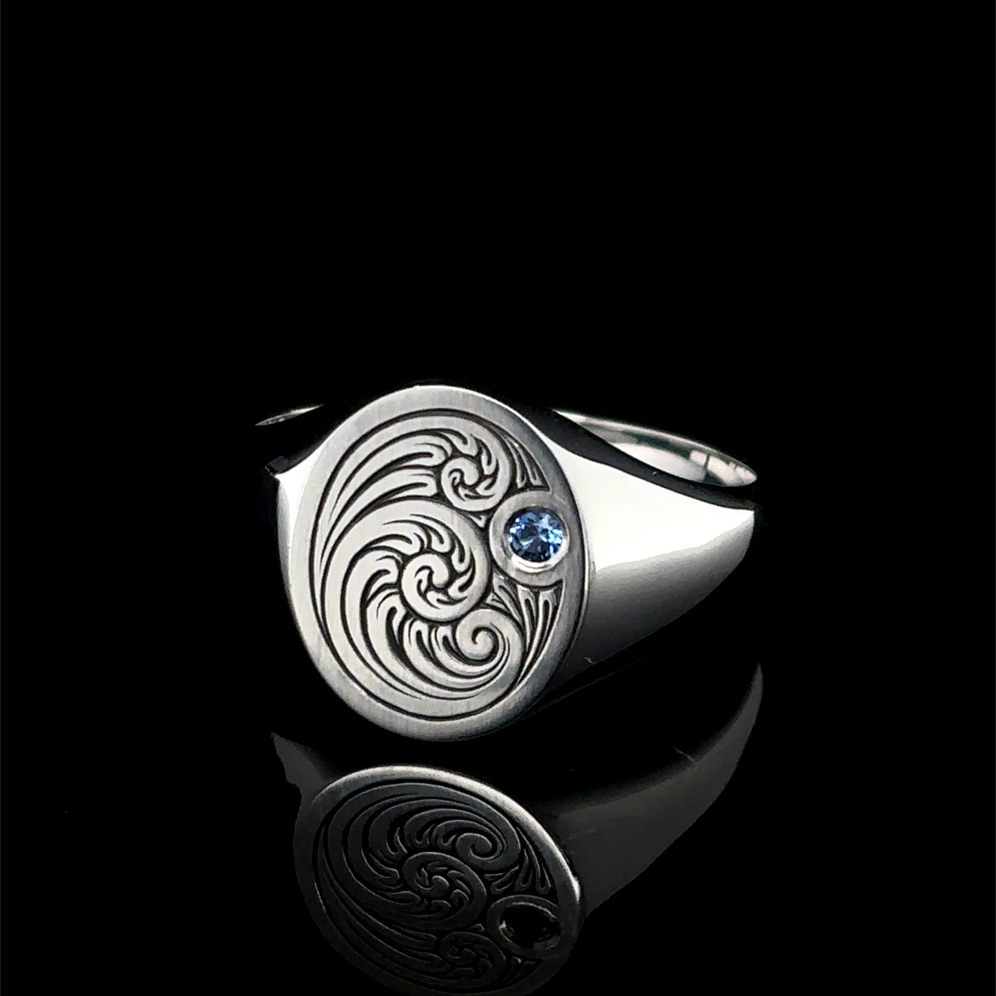 Scroll Signet Ring