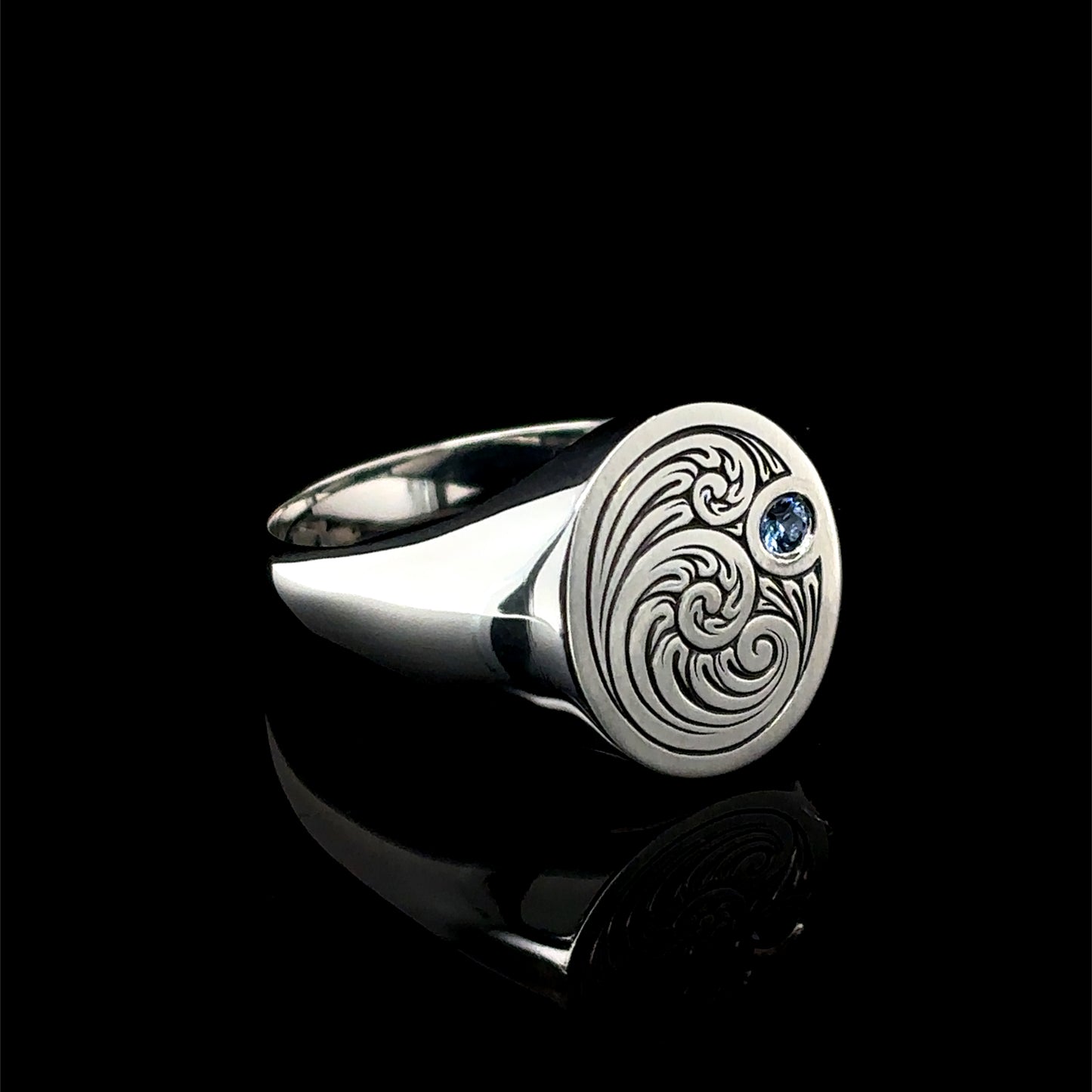 Scroll Signet Ring