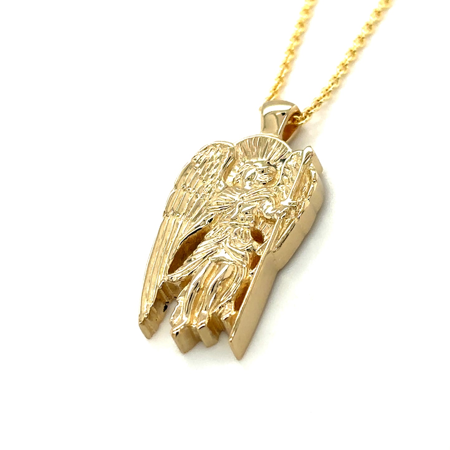 Saint Michael Gold Necklace