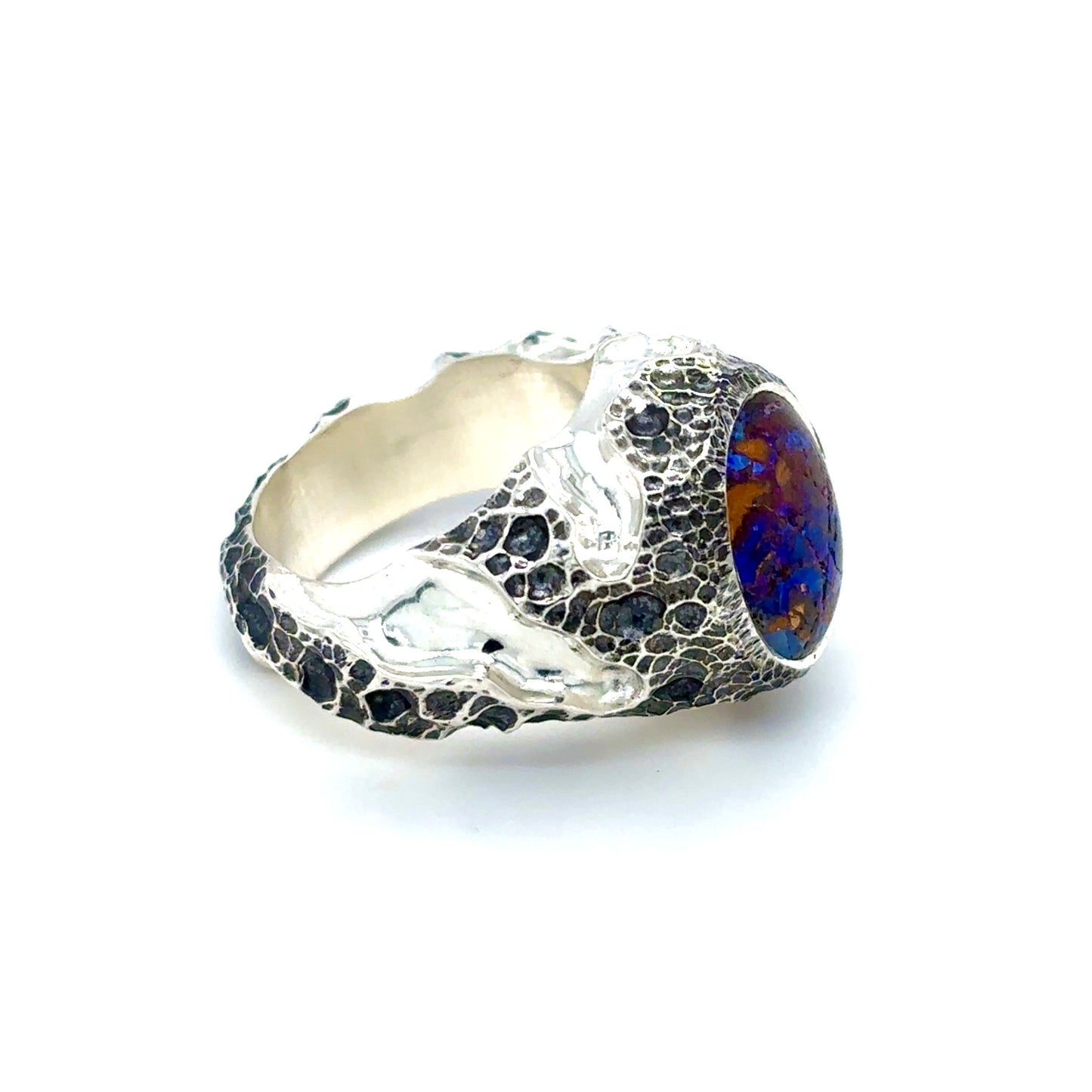 Boulder Opal Nugget Ring