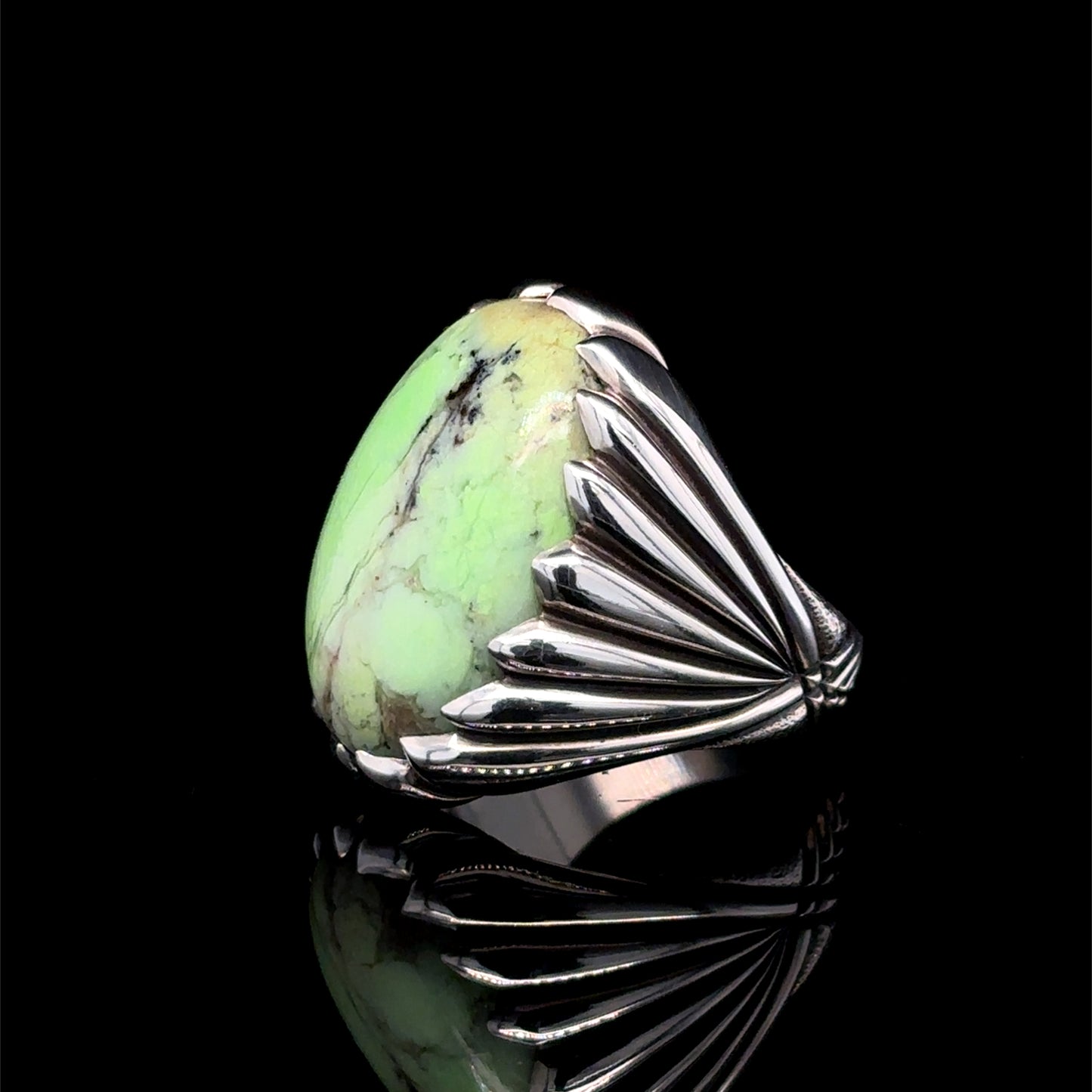Lemon Chrysoprase Ring