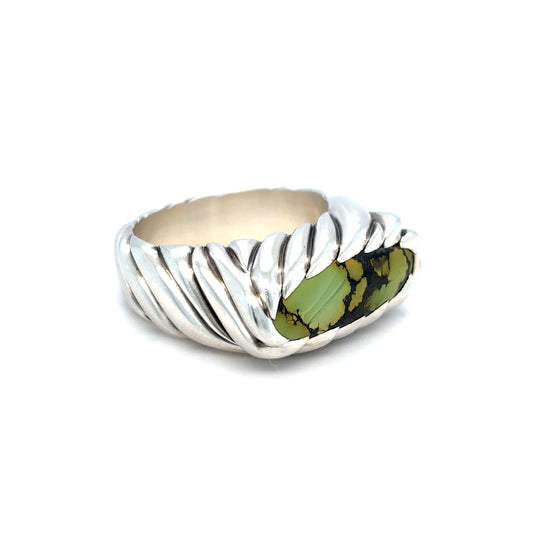 Hubei Turquoise Bar Ring