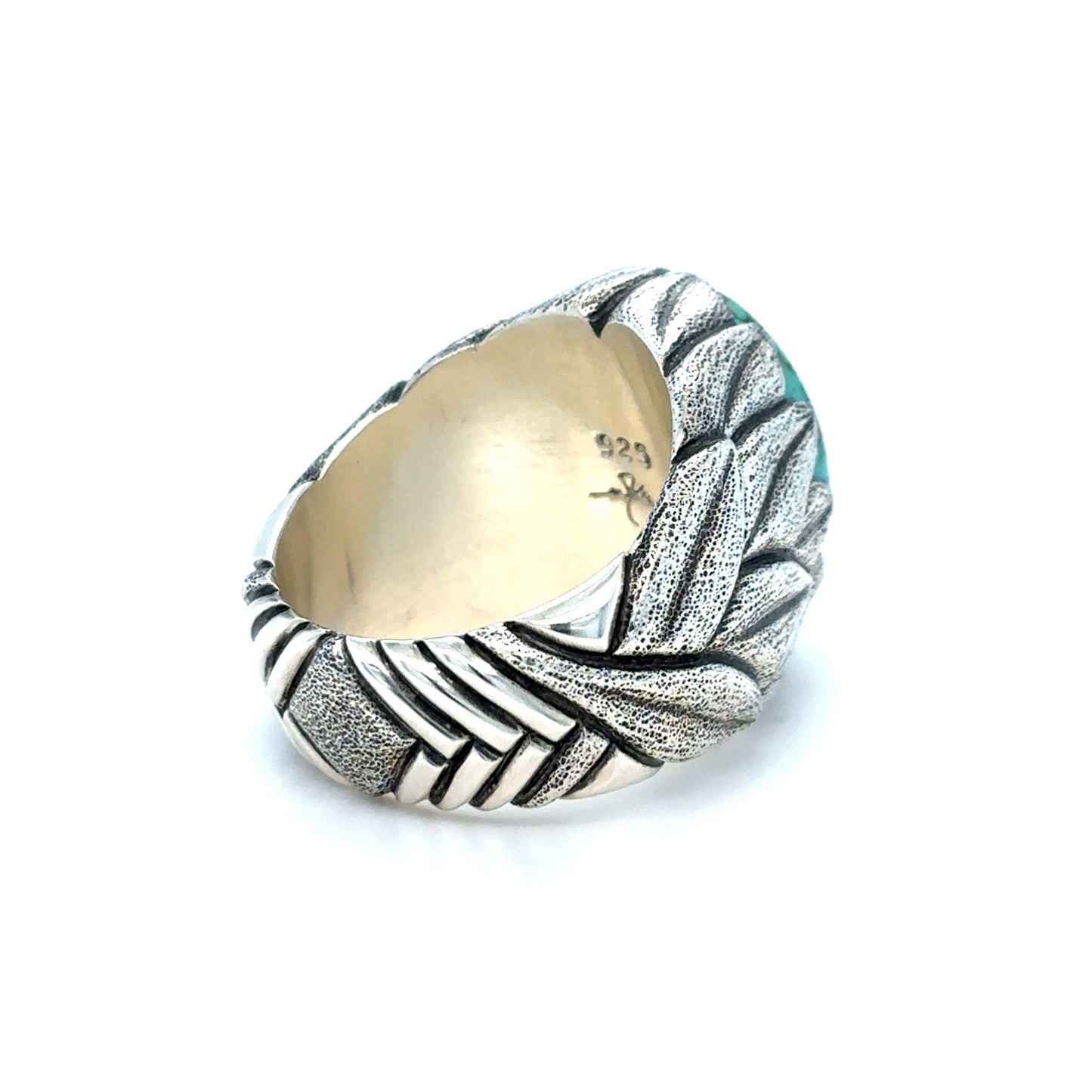 Turquoise Leaf Ring
