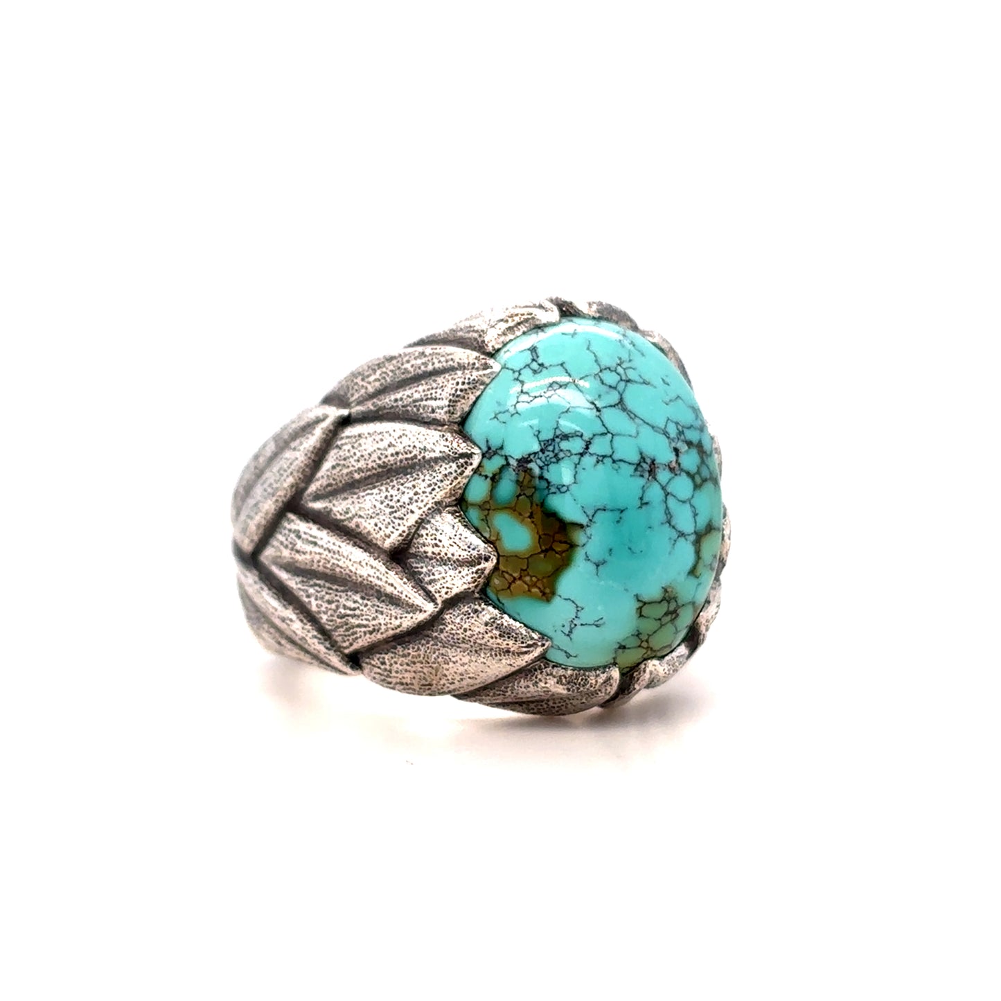 Turquoise Leaf Ring