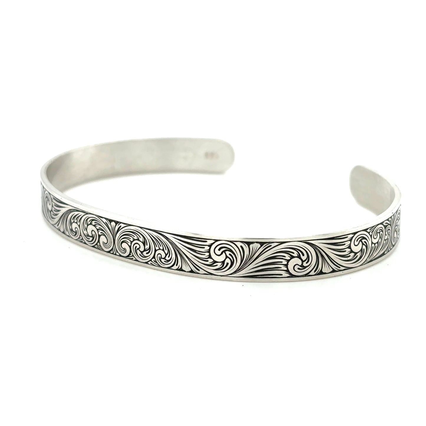 English Scroll Cuff - 8mm