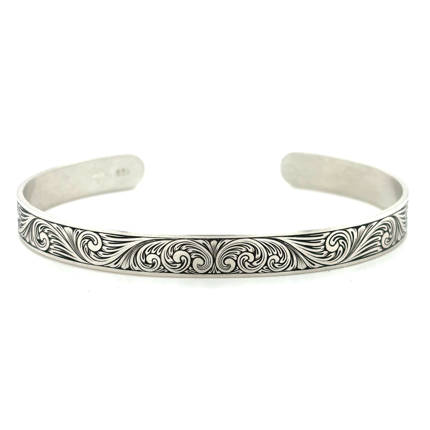 English Scroll Cuff - 8mm