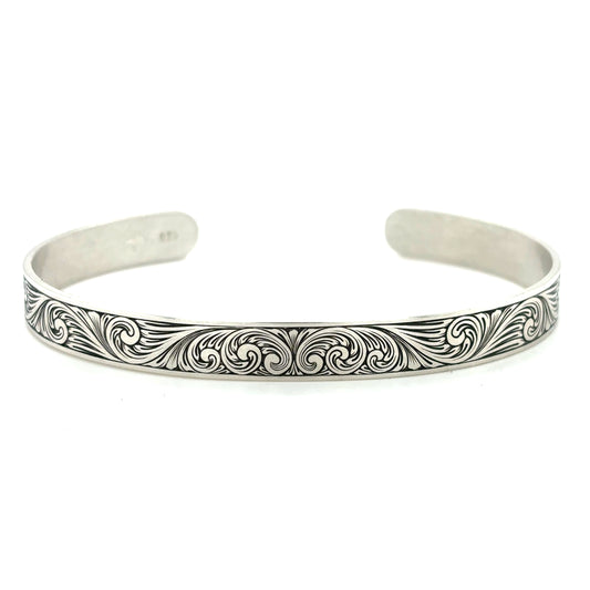 English Scroll Cuff - 8mm