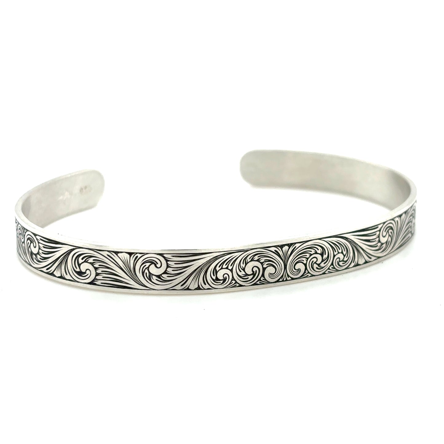 English Scroll Cuff - 8mm