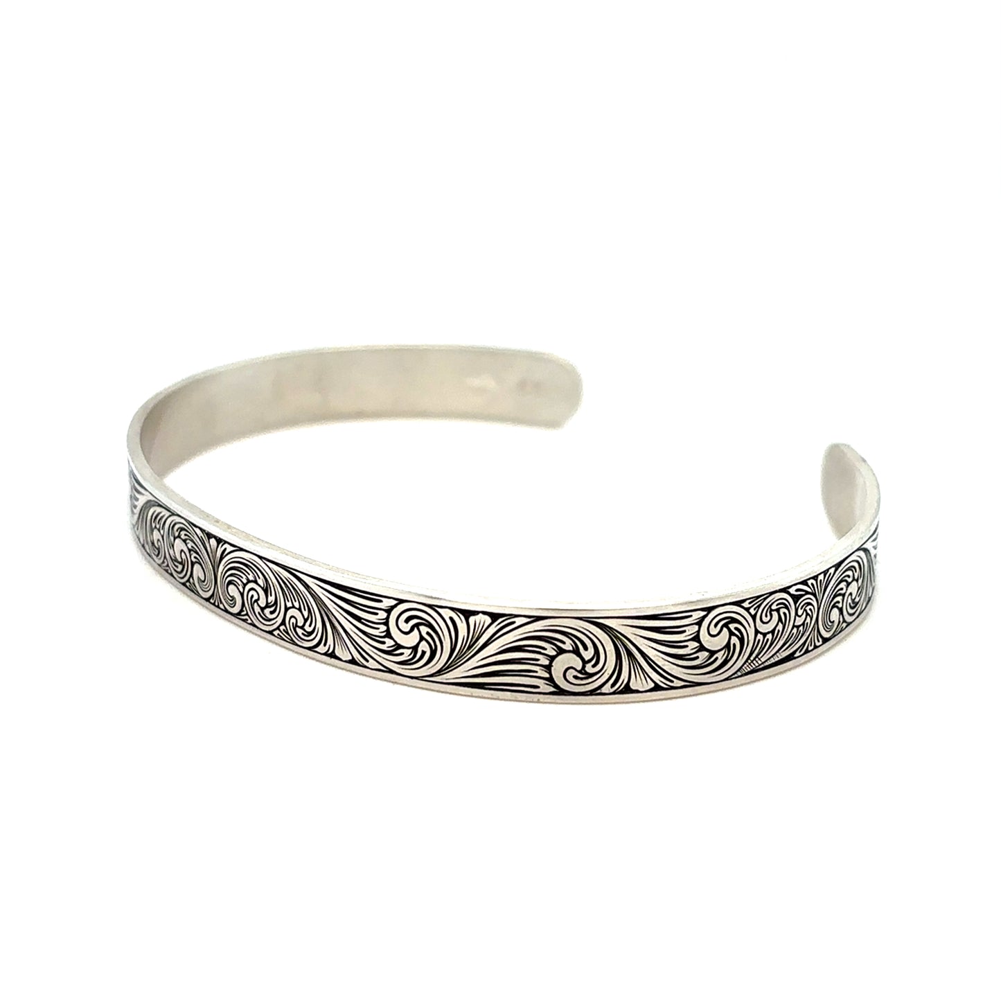 English Scroll Cuff - 8mm