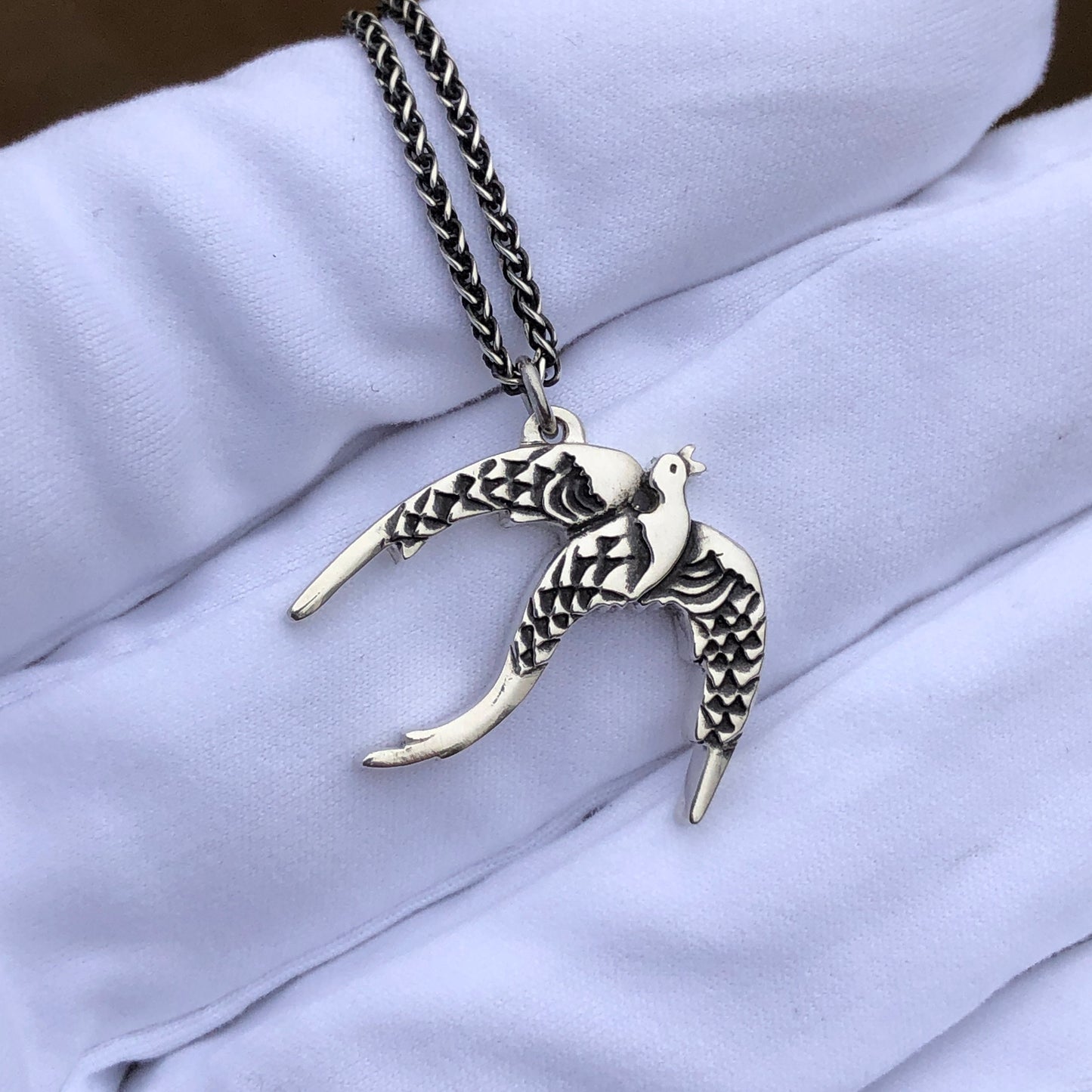 Swallow Sterling Silver Necklace