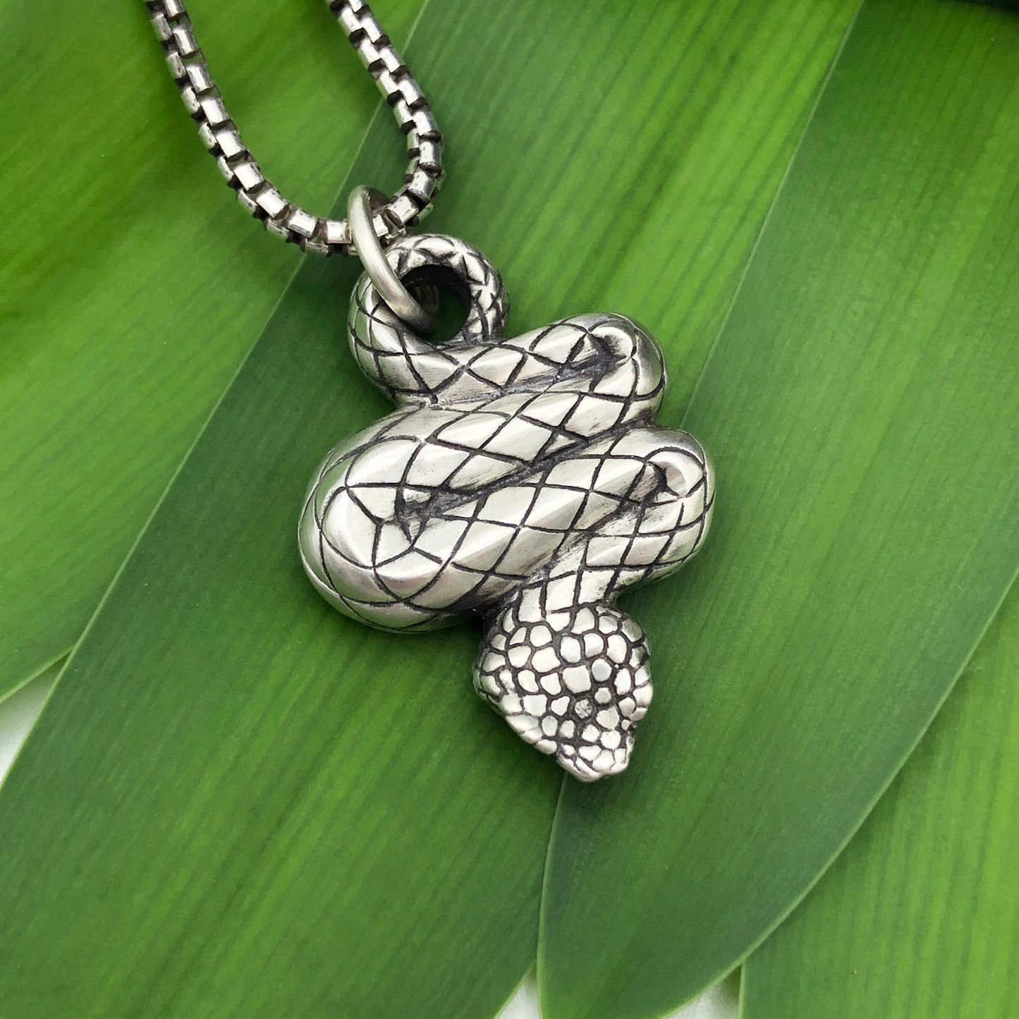 Viper Sterling Silver Necklace