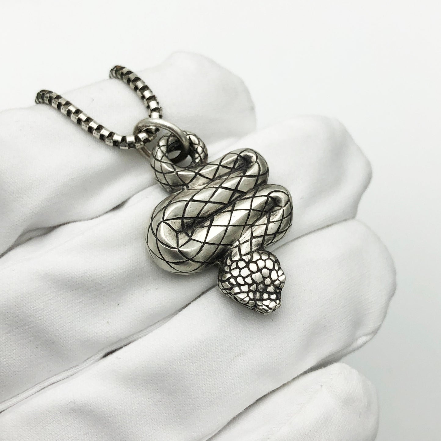 Viper Sterling Silver Necklace